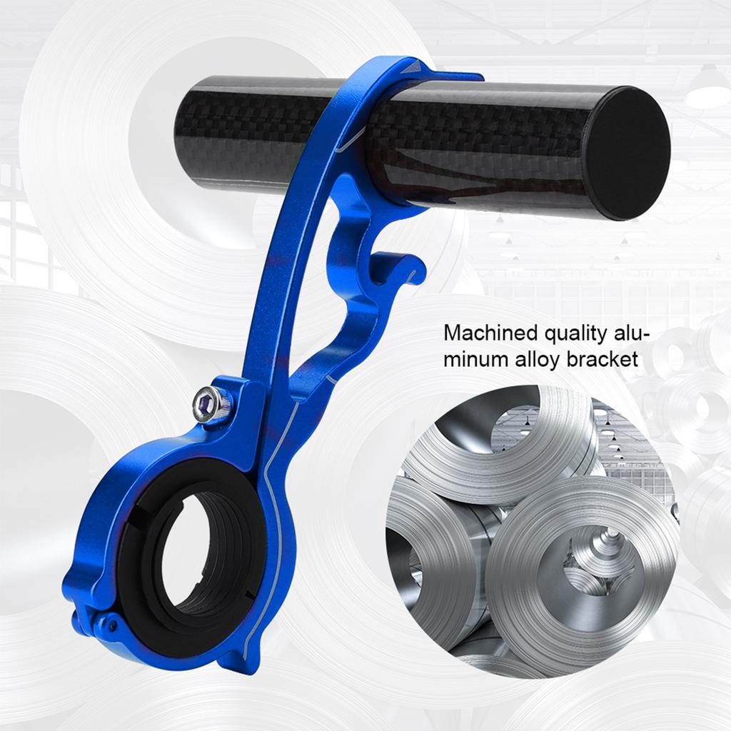 Bike Cycling Handlebar Extender Extension Holder Mount for GPS Lamp Units Headlights (Blue)