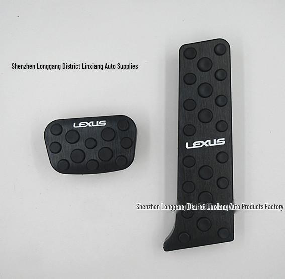 

Compatible with 2019 Lexus UX: Aluminum Alloy Anti-Slip Accelerator and Brake Pedals.