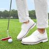 Men Golf Shoes Outdoor Spiked Sports Upper Stable Anti Slip Sole For Golf Training Outdoor All Season Daily Outdoor Casual