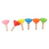 Close-Up Toilet Shape Phone Holder Mini Toilet Sucker Stand Tiny Plunger Magic  For Card