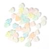 Acrylic Translucent Candy Color Heart & Star Beads, 100 Pieces/Pack, DIY Bracelets Small Pendants.