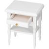 Socobeta Wooden Table Model, Eco-Friendly Lightweight Table Nightstand Model for Girls for Decoration