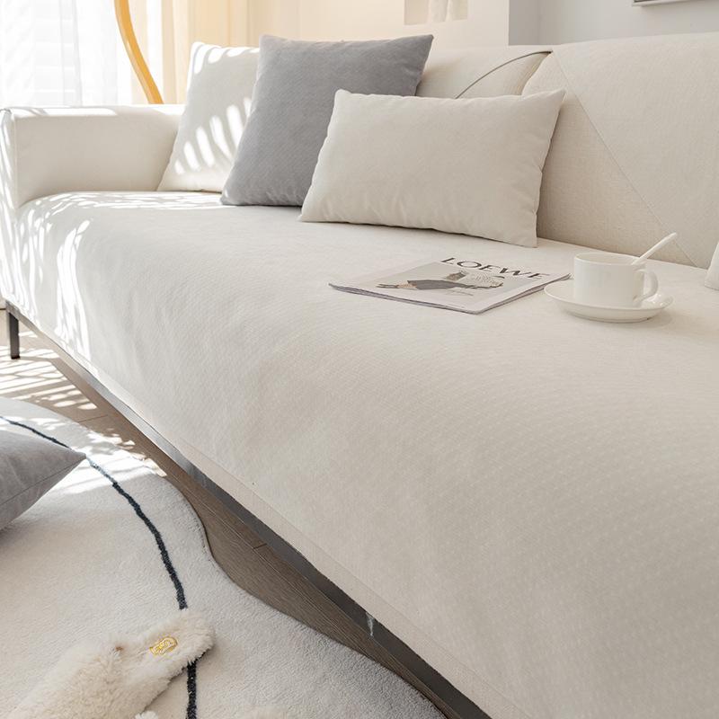 Chenille Waterproof Non-Slip Sofa Cover - Urine and Scratch Resistant Seat Protector