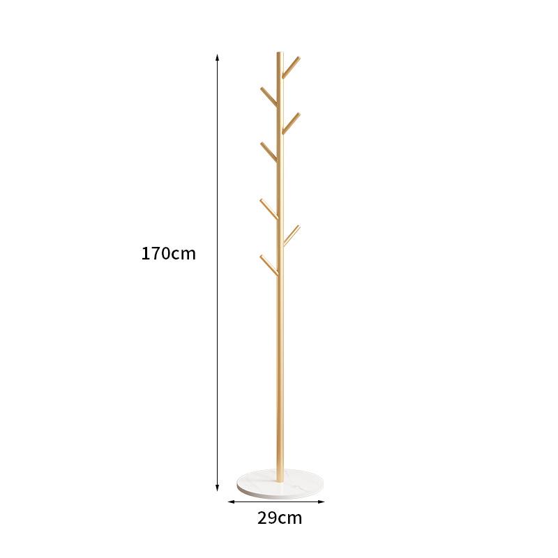 Elegantní kovový stojan na oblečení a úložná police na podlahu do ložnice a obývacího pokoje