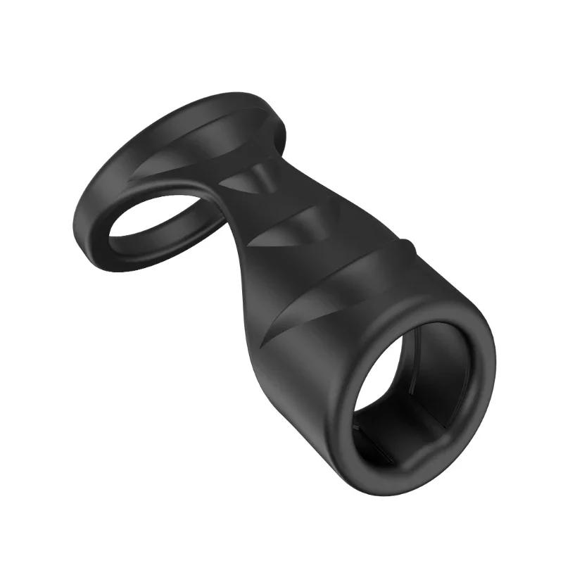 Inel Penis Blocare Mânecă Întârziere Ejaculare Masculină Inel Cock Reutilizabil Erecție Jucării Sexuale Pentru Bărbați Produs Adult Silicon Articole Adulți