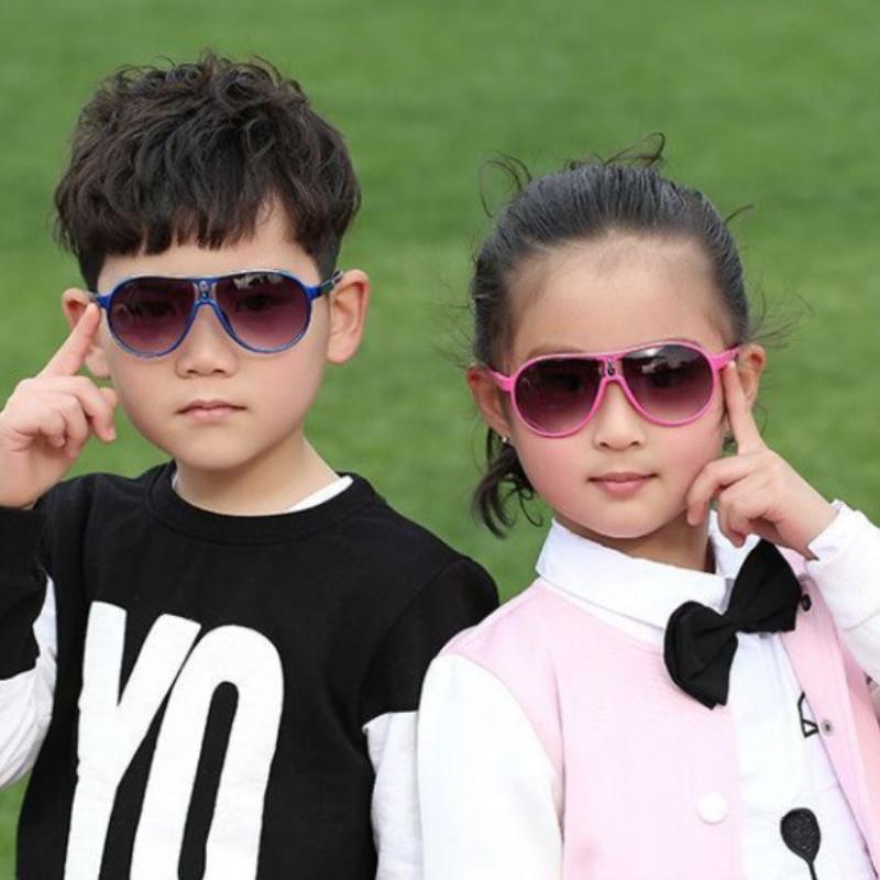 Fashion Kids Sunglasses Summer Sunshade Colorful Glasses Frame Girls Boys Glasses for Children UV400 Baby Mirror Sunglass