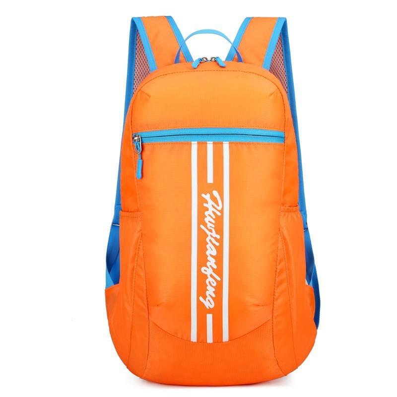 Print Alphabet Pattern Backpack Folding Mountaineering Splash Schoolbag Proof