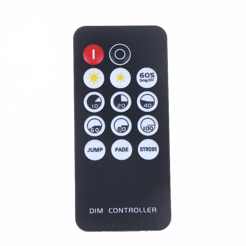 1 Set Mini Rf Wireless 14Keys 2.4G Remote Control Dc12V Led Dimmer 24V 5V 6A For 2835 5050 Single Color Led Strip Lights Dimmer