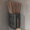 1-Piece Kitchen Utensil Rack-Multifunctional Draining Chopstick Holder,Wall-Mounted Or Freestanding Cutlery Storage Box, Plastic