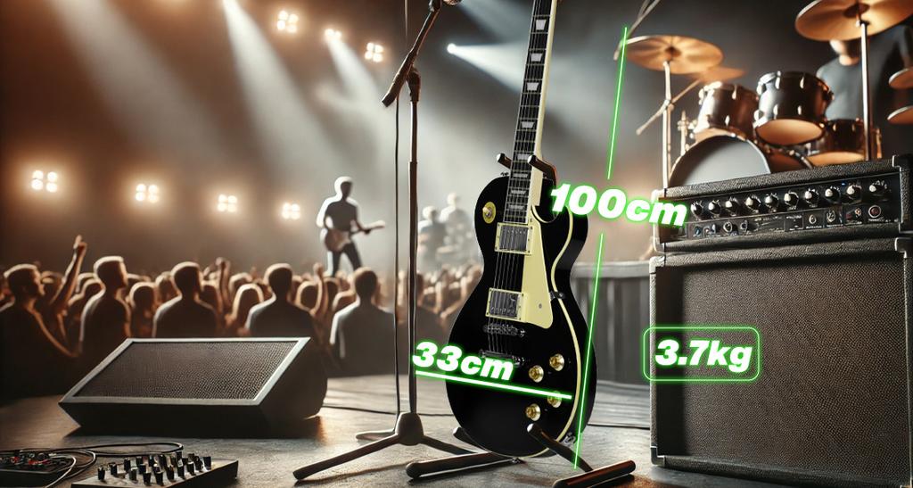 MusicMate MM-G220-B ToneLegend Electric Guitar