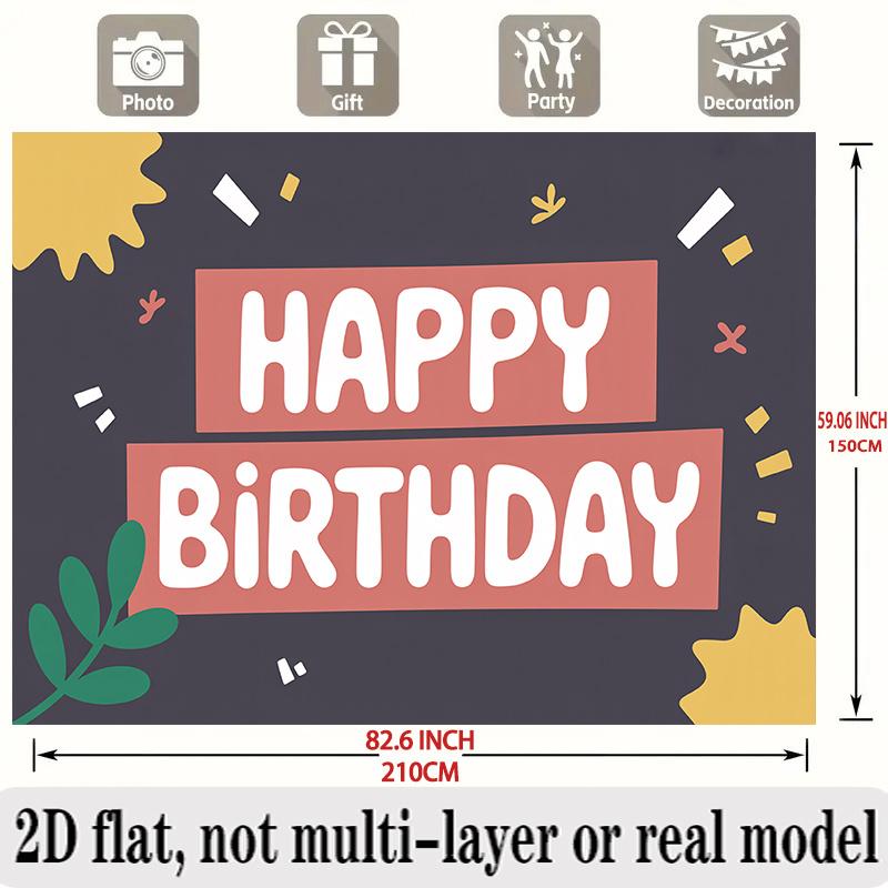 Party Backdrop Flat Banners Celebrations Wedding Enthusiasts Photo Background Decor Front Door Decor