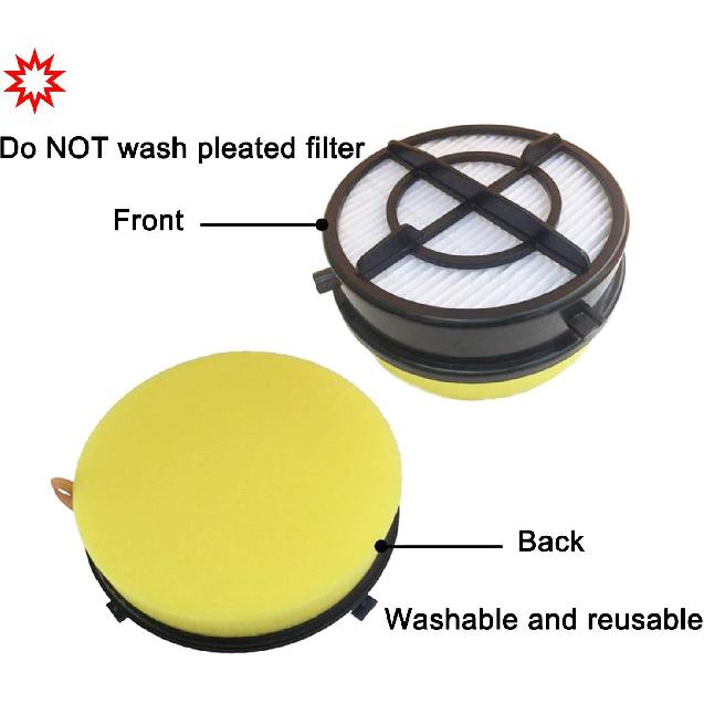 16871 Filter for Biss-ell Pet Hair Eraser Febreze Upright Vacuum Filters Model 1650 Series, 1650A, 1650C, 16501, 16502, 1650P, 1650R, 1650W, Replace