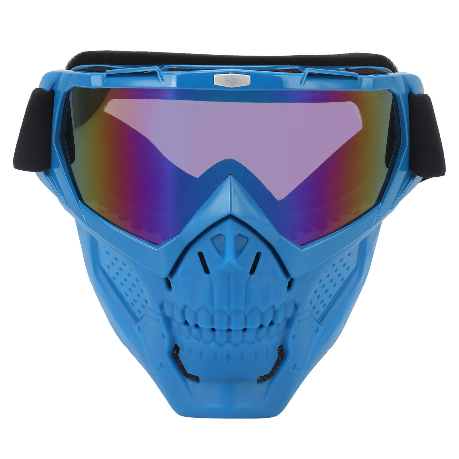 Schedel Goggles Mask PC Spons Afneembaar Motorfiets Masker Voor Off Road Rijden Wandelen