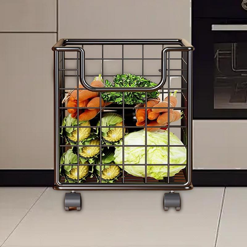 Kitchen Utility Cart Floor Organizers And Storage Cart 360 Degree Rotating Portable Organizer For Kitchen Pantry Laundry United States 9140₽