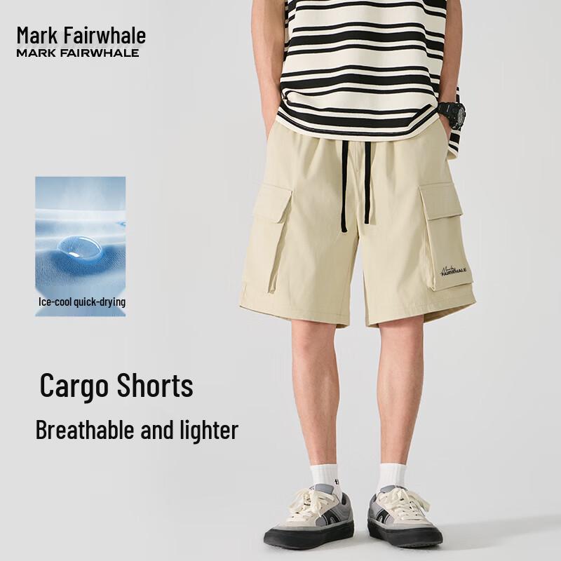 

MARK FAIRWHALE Men s Lightweight Quick-Dry Summer Shorts 4XL