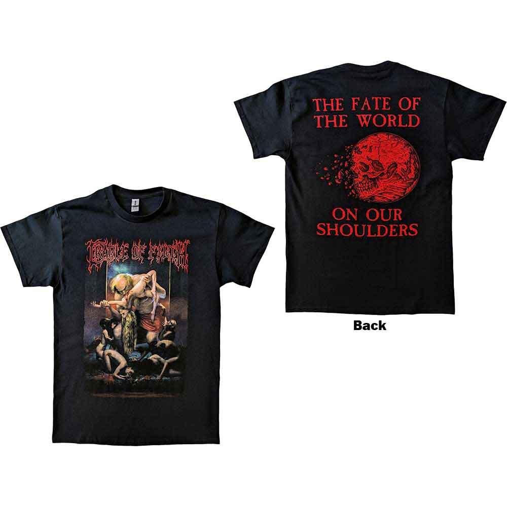 Cradle Of Filth Existance Is Futile Saturn T-Shirt Black New XXXXL