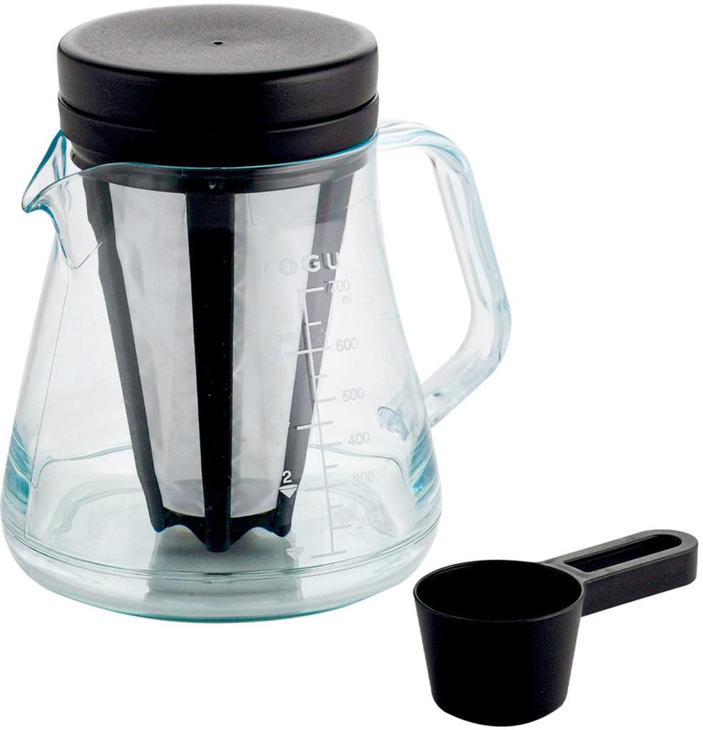 KOGU Coffee Kogu Unbreakable Coffee Server 700ml with Cold Brew Filter In Dishwasher Safe Microwave Safe Lightweight With Graduations Cups Iced Coffee