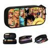 Japanese Manga One Piece  Cute Pencil Case Girl Boy Large Capacity Anime  Pencil Bag School Accessories