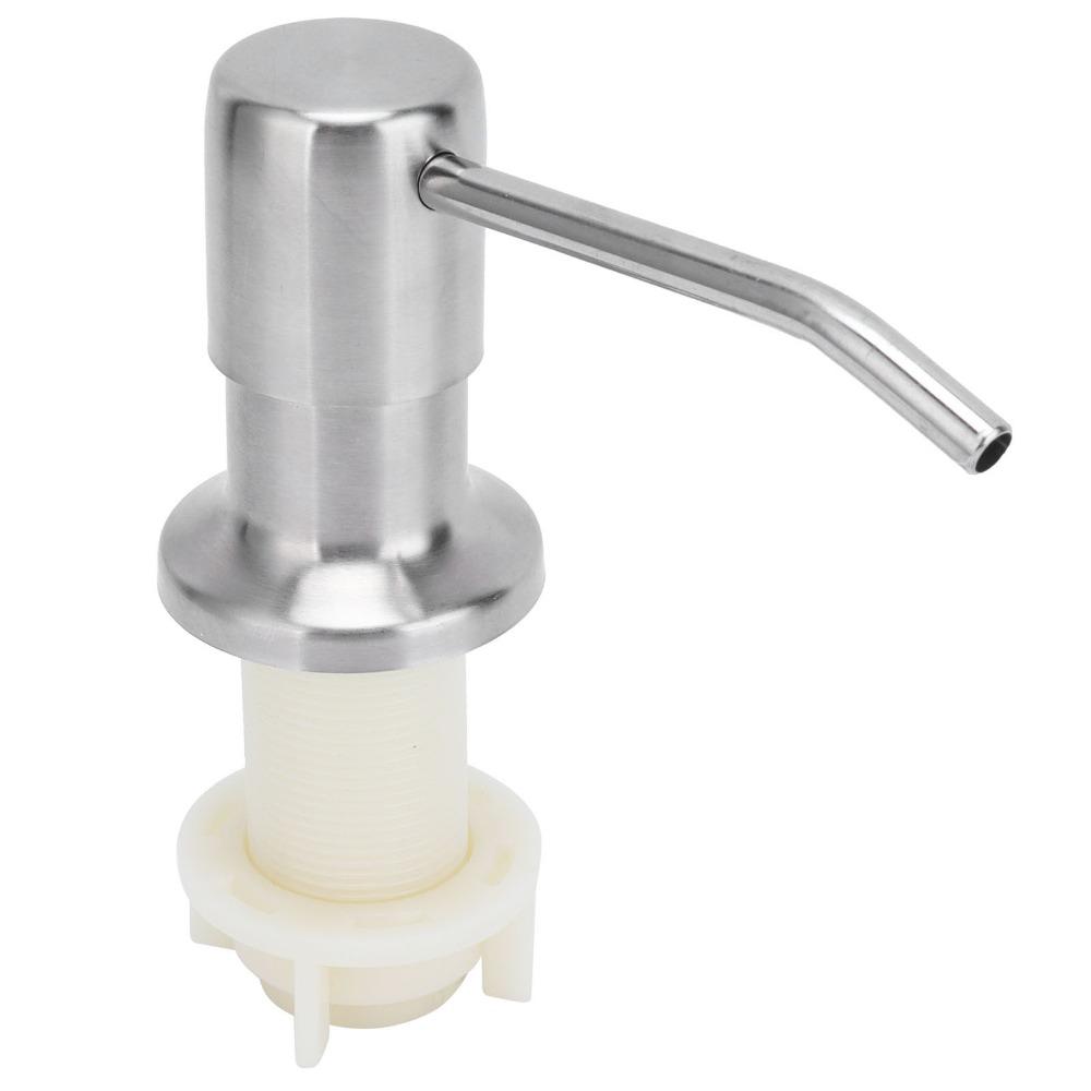 Extension Tube 3.94ft Soap Pump Head Kit Silicone Tube Built-In Soap Dispenser  Countertop