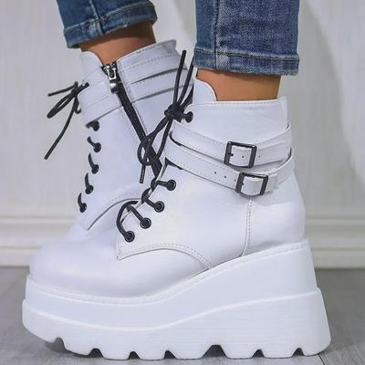 2020 European & American Round-Toe Women's Winter Boots - Trendy, Thick-Soled Short Boots for Women