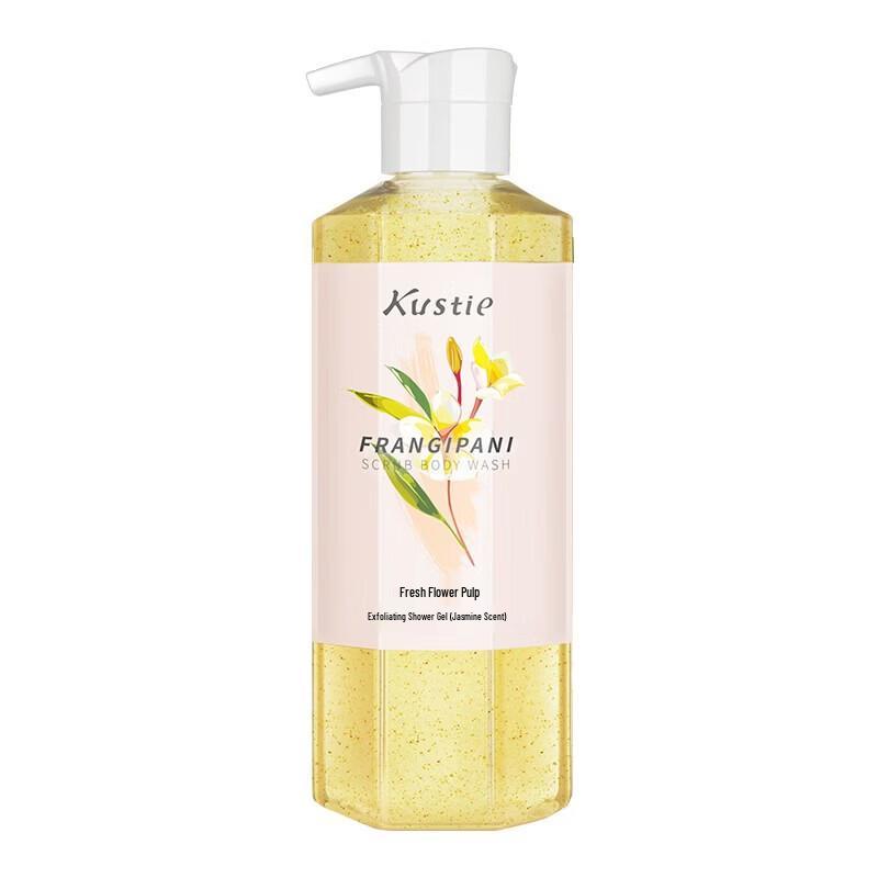 

Kustie White Jasmine Floral Scrub Shower Gel