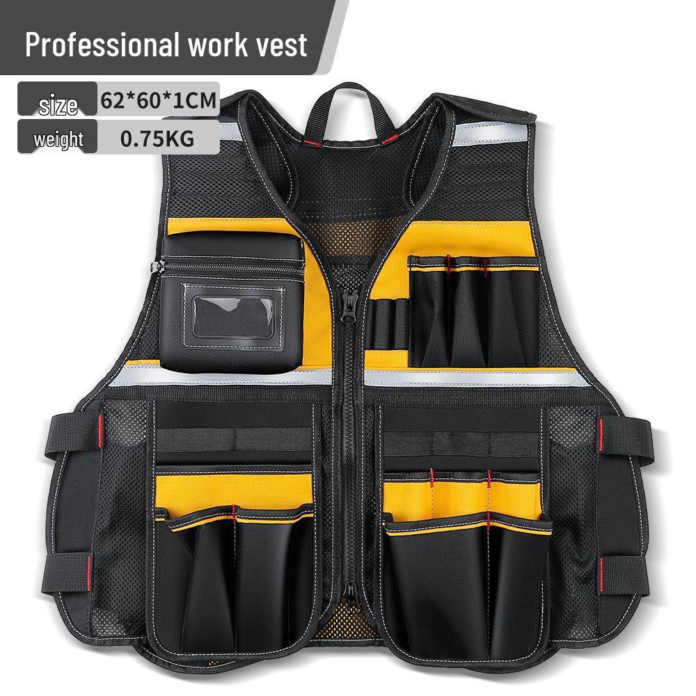 

Электрик Многокарманный Светоотражающий Жилет для Инструментов для Монтажа и Строительства