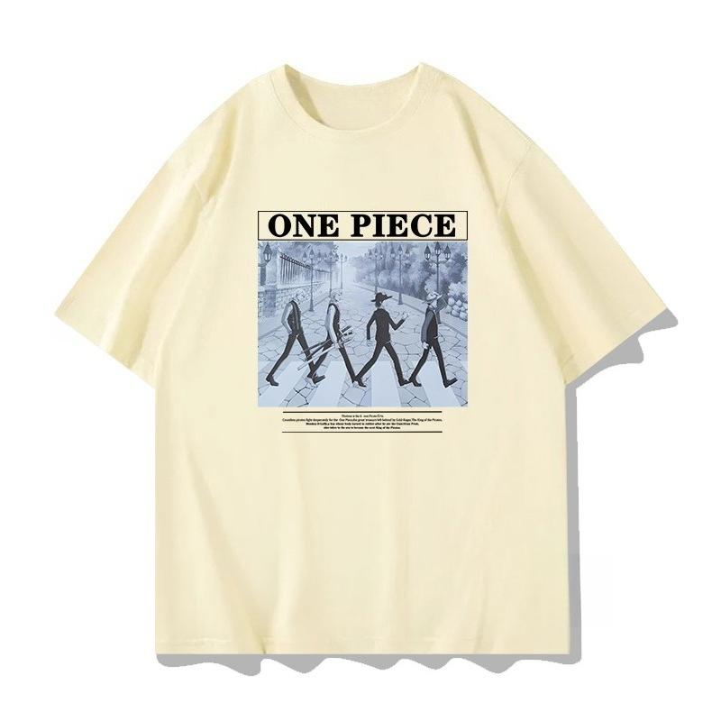 ONE PIECE Joint Tshirt Mens and Womens Summer Peripheral Clothes ACE Sanji Luffy Zoro Shortsleeved Childrens Clothes