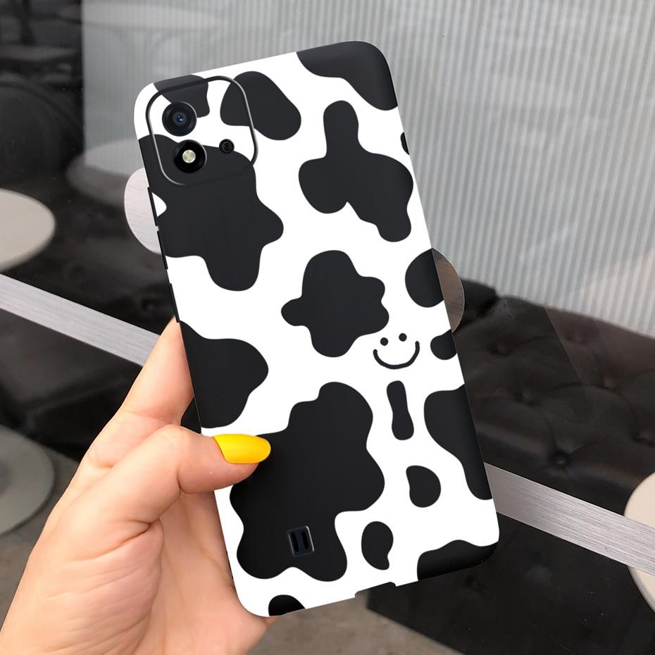 Lovely Pattern Phone Case For Realme C11 2021 C 11 2020 RMX2185 Macaroon Silicone Soft Cases Cover For Realme C11 (2021) RMX3231