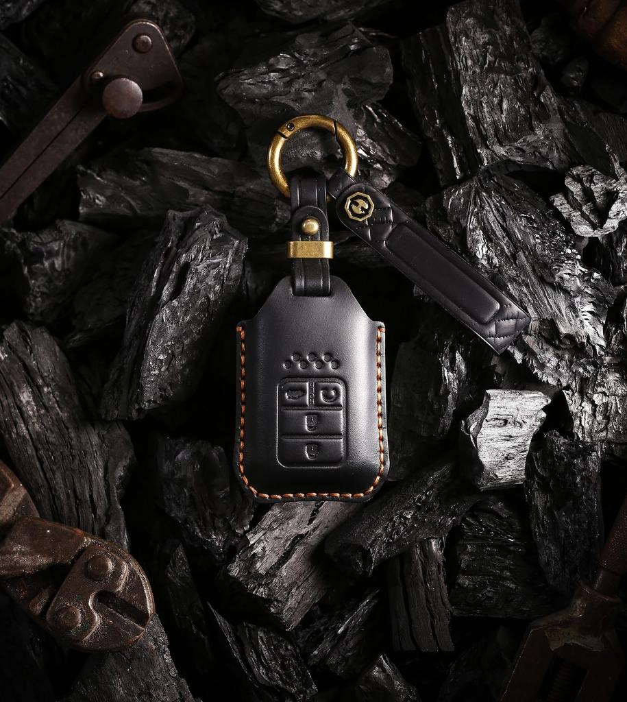 TECART Honda WR-V Vezel Key Cover, Freed Odyssey Fit, Key Holder, Civic Step Wagon,