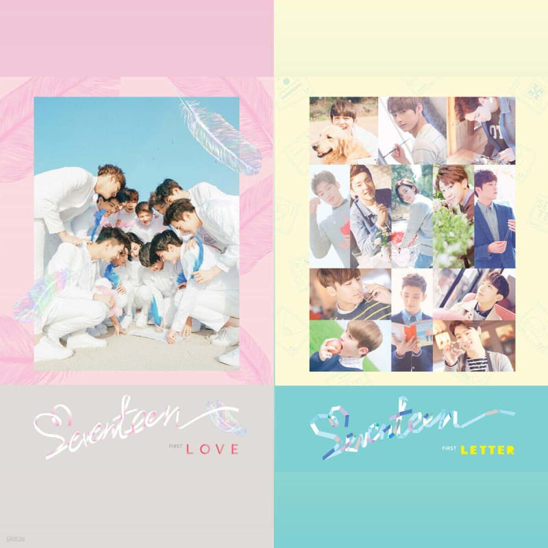 

SEVENTEEN - 1st Album: FIRST LOVE & LETTER [1 out of 2 randomly sent]