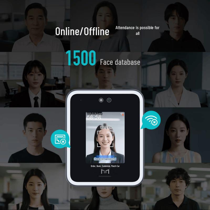 Modian DingTalk Y2 Facial Recognition Cloud Access Control Terminal CN Plug (adapter Included)