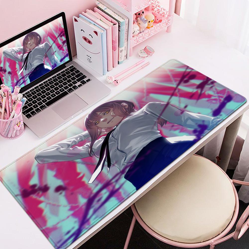Chainsaw Man Mouse Pad xCM Nonslip Gaming Mousepad Gamer ESports Mouse Mat Game Mechanical Keyboard XXL Desk Mat
