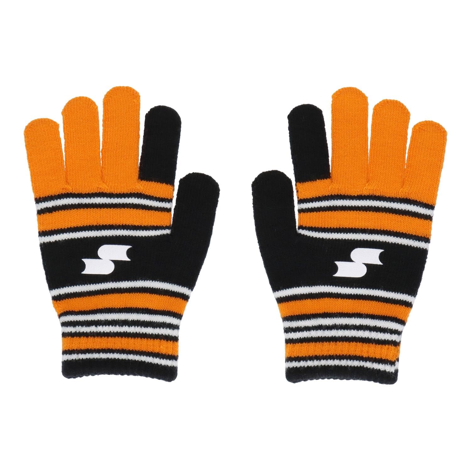 

SSK Junior Magic Black x Orange Free Size Gloves, (9035),