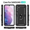 Shockproof Armor Magnetic Case For Samsung Galaxy A34 A24 A14 A54 A13 A33 A71 A51 A52 A53 A33 A04E A32 A53 A21S Metal Ring Cover