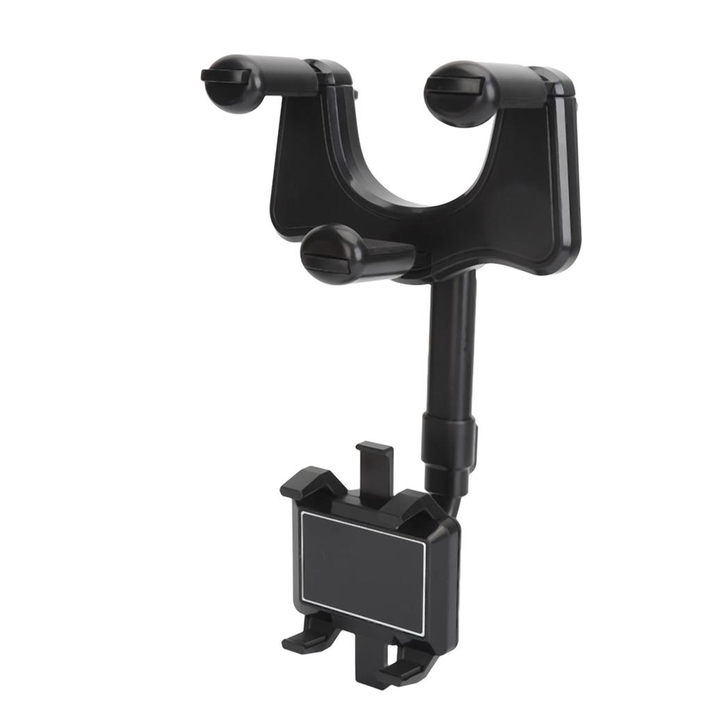 Rearview Mirror Phone Holder 360 Degree Rotating Prevent Shaking Car Mirror Phone Mount for Automobile