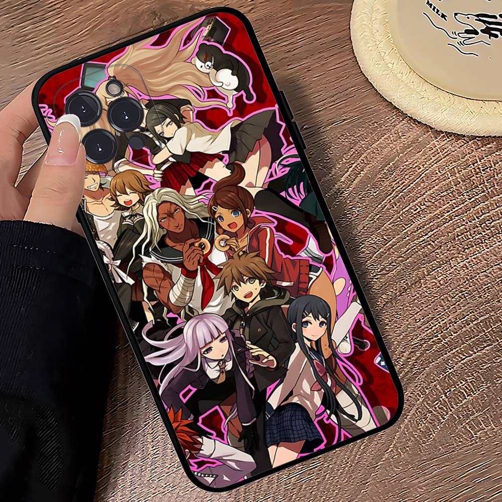 Anime Game D_DanganRonpaS Phone Case For IPhone 14 Plus 13 Mini 11 16 15 17 Pro Max Protection Shockproof