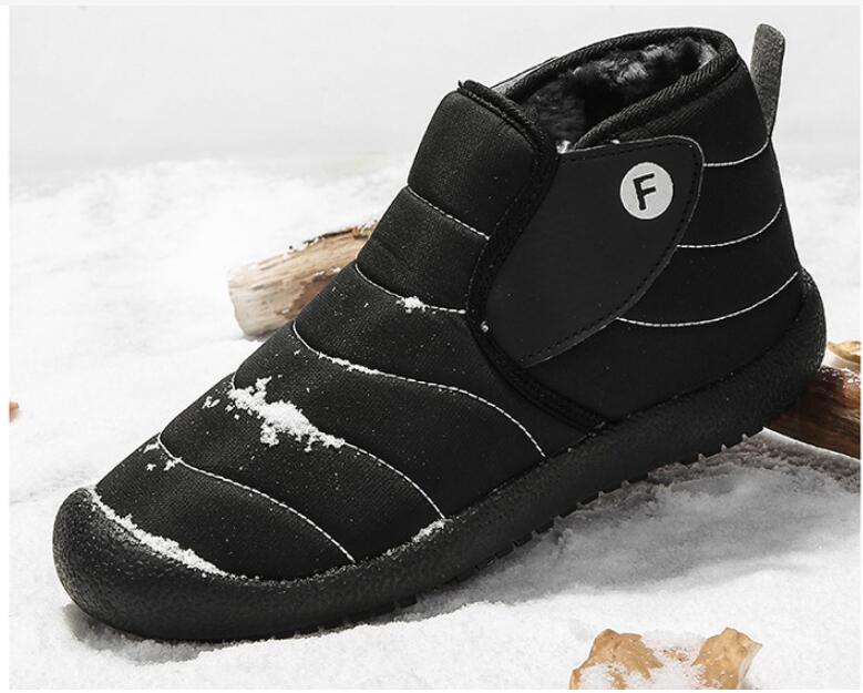 Mode Outdoor Reise Sport Paar Schneestiefel große Größe 48 Baumwollschuhe Winter Schneestiefel Herren chaussure homme H993