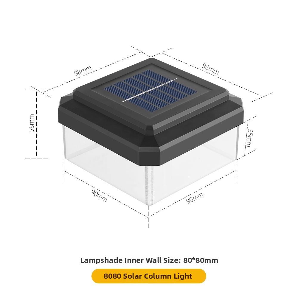 IP65 Waterproof Solar LED Post Cap Light LED Light Deck Lighting New Garden Lighting