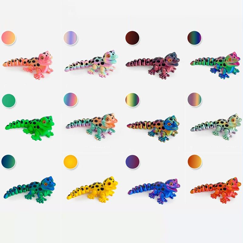 Multi-joint Movable 3D Printed Animals Mini Cute Sensory Toy Funny Home Accessories Kids Gift