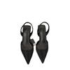 Sandals Sexy Velvet Shoes Women 'S Large Size High Heels Suit Female Beige Suede New Big High -Heeled Comfort Black Pointed G