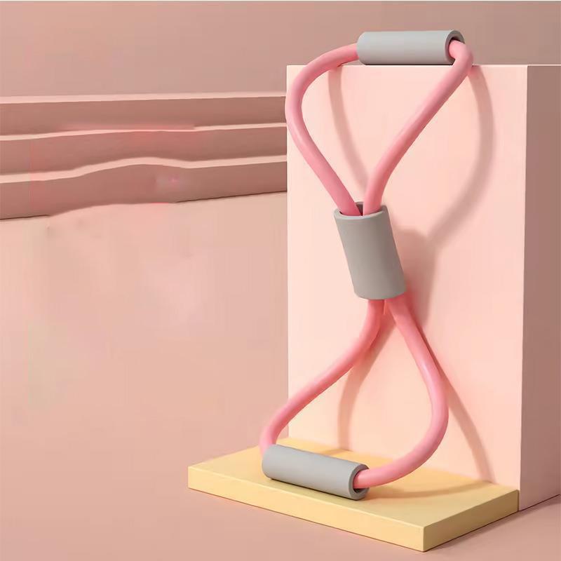 8-Shaped Tensile Strength Machine, Back Trainer, Chest Expander, Open Shoulder Beauty, Back And Shoulder Tension Rope