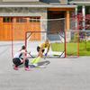 VEVOR Hockey Goal with Backstop and Targets Street Outdoor Steel Hockey Net 182.9 Cm