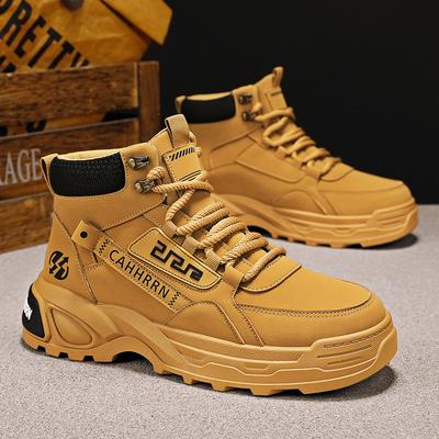 Martin Boots Men's 2024 New Autumn High-top Trendy Outdoor Casual Shoes Men's Winter Thick-soled Wear-resistant Tooling Boots
