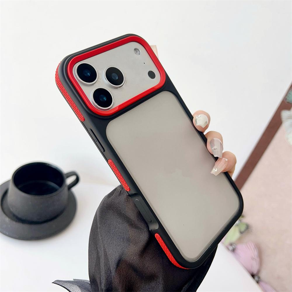Neue Luxus Bicolor Matt Frosted Handyhülle Für iPhone 17 Pro Max Air 16 15 14 Plus 13 12 11 Transluzent Stoßfest Hartschalen-Cover
