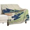 Katsushika Hokusai (1760-1849) Vintage Japanese Throw Blanket Wednesday Baby Plaid Bed Covers Blankets