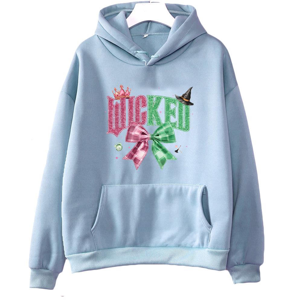 Mikiny Wicked for Good Mikina pro fanoušky muzikálu Wicked Valentýnský dárek Mikina Móda Ženy Muži Estetická Podzim Zima Pulovr Oblečení
