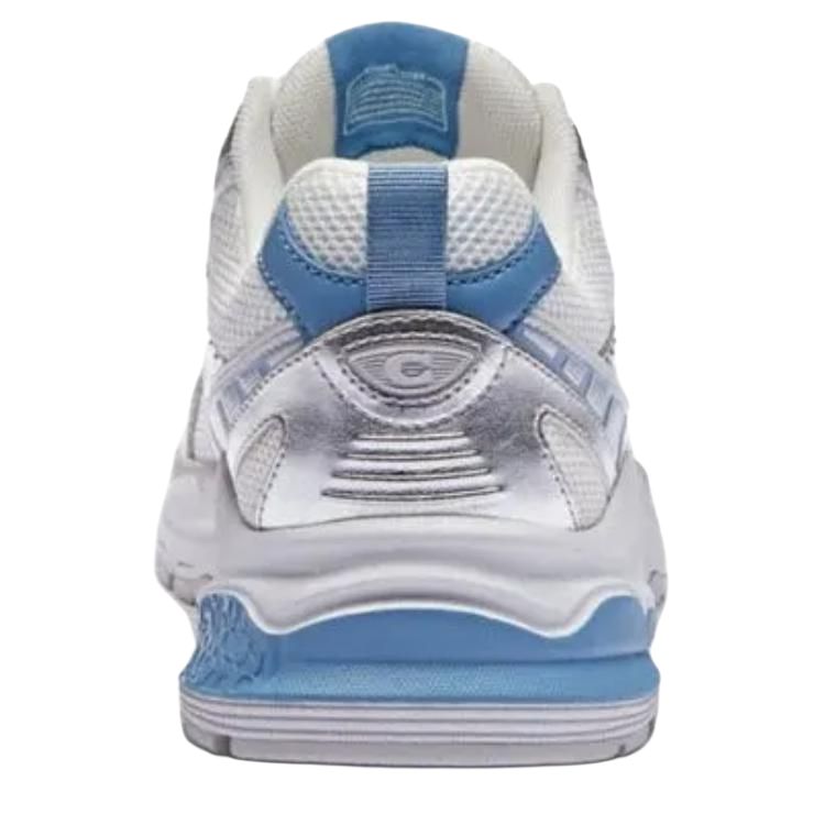 Coach Synthetic Leather Round Toe Lace-Up Low-Top Casual Shoes Women sneaker White CAQ29-QDO
