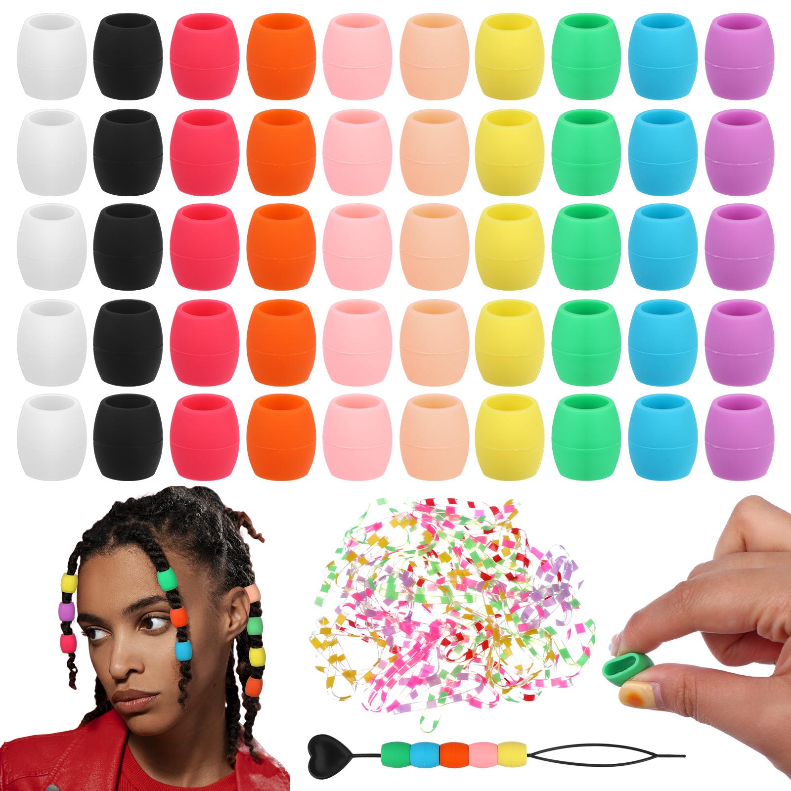 

Юдажу 100 шт. Большие силиконовые бусины для волос для детей, девочек, мягкие, разноцветные бусины-пони оптом, большие бусины для волос для женщин, смешанные бусины Ха бежевый