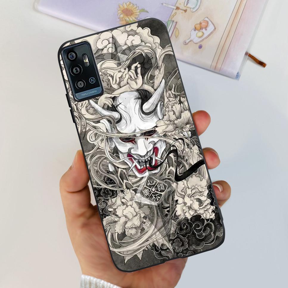 For ZTE Blade A71 6.52" Case Cartoon Dinosaur Football TPU Soft Silicone Cover For ZTE Blade A71 2021 A7030 Phone Cases Fundas