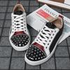New Men's Casual Shoes Comfortable Soft Punk Style Board Shoes Fashion Nail Anti Slip Wear Resistant Personalized Sneakers